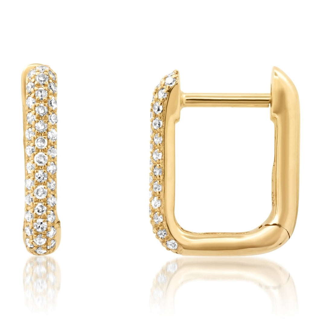 Alice pavé diamonds Earrings - Melody Lee Jewelry
