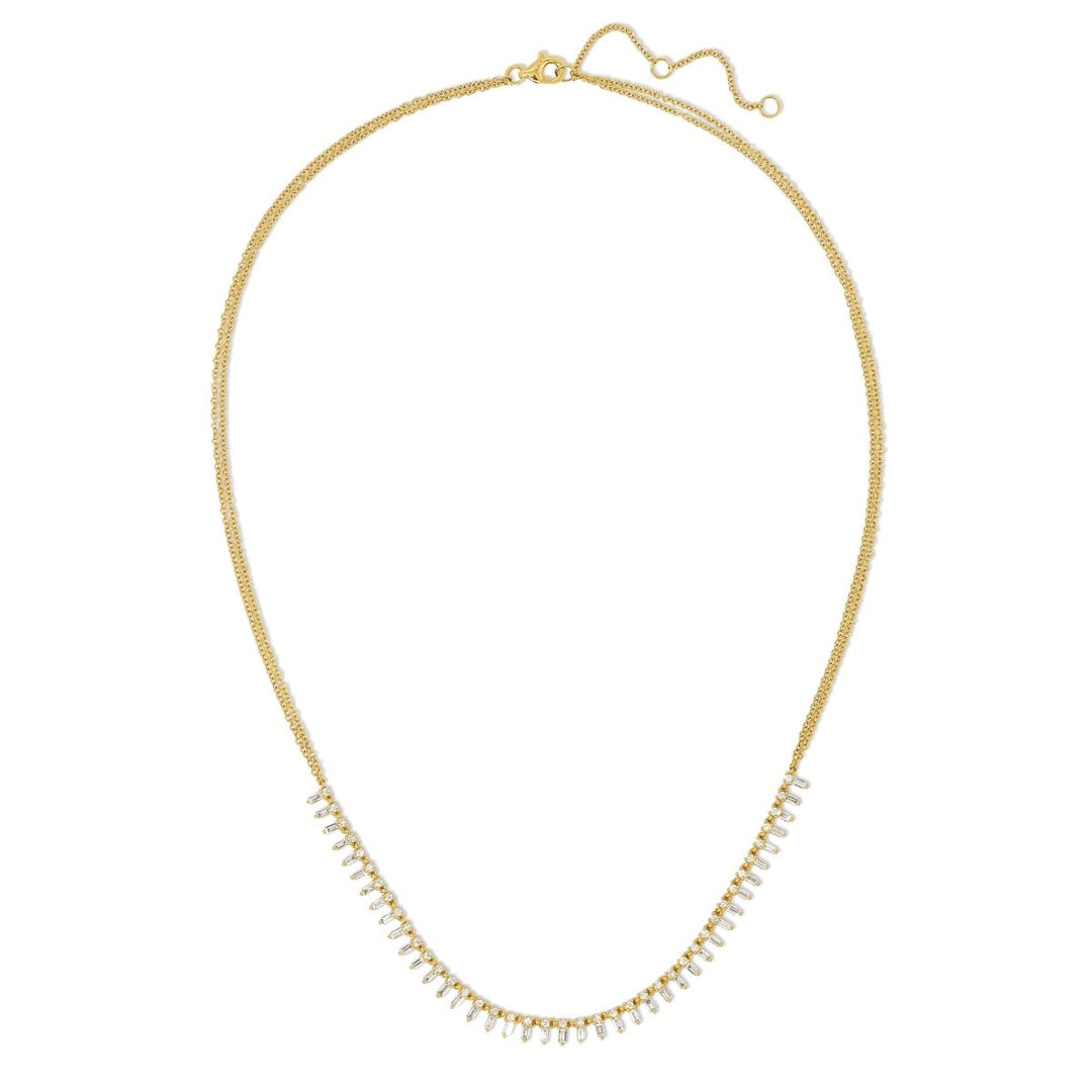 BAGUETTE SPIKE NECKLACE - Melody Lee Jewelry