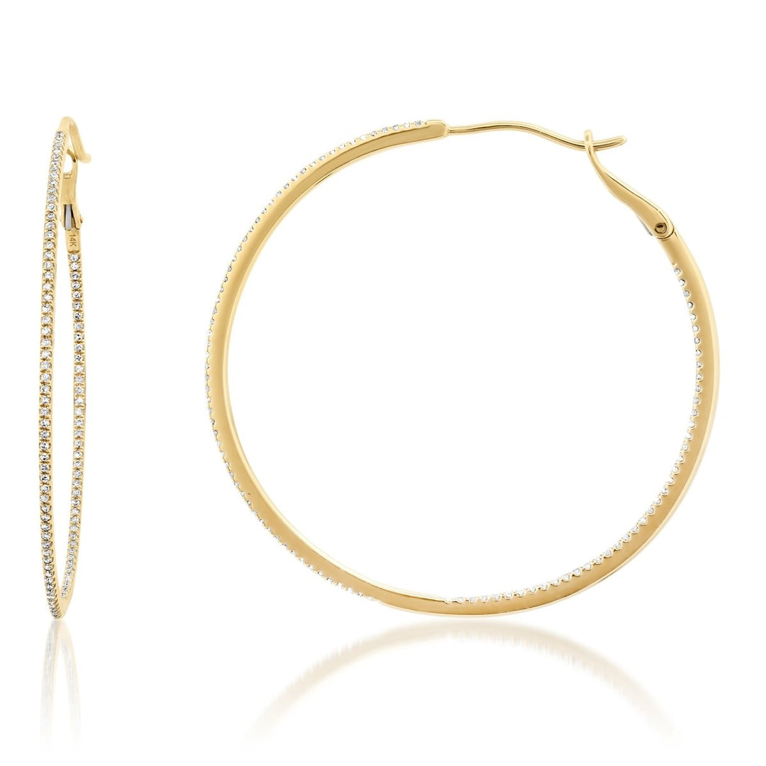 Cali large hoop Earrings - Melody Lee Jewelry