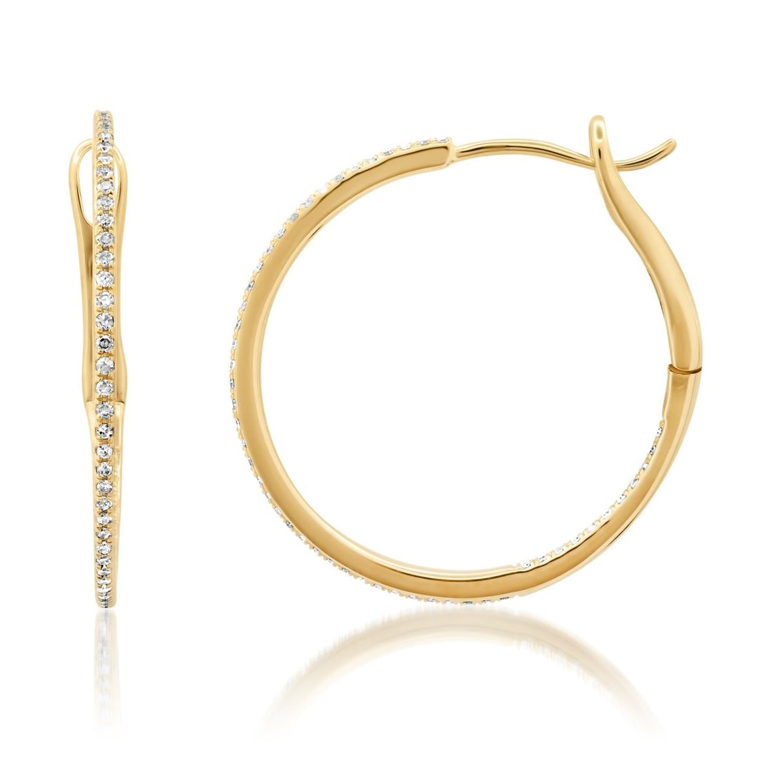 Cali medium hoop Earrings - Melody Lee Jewelry