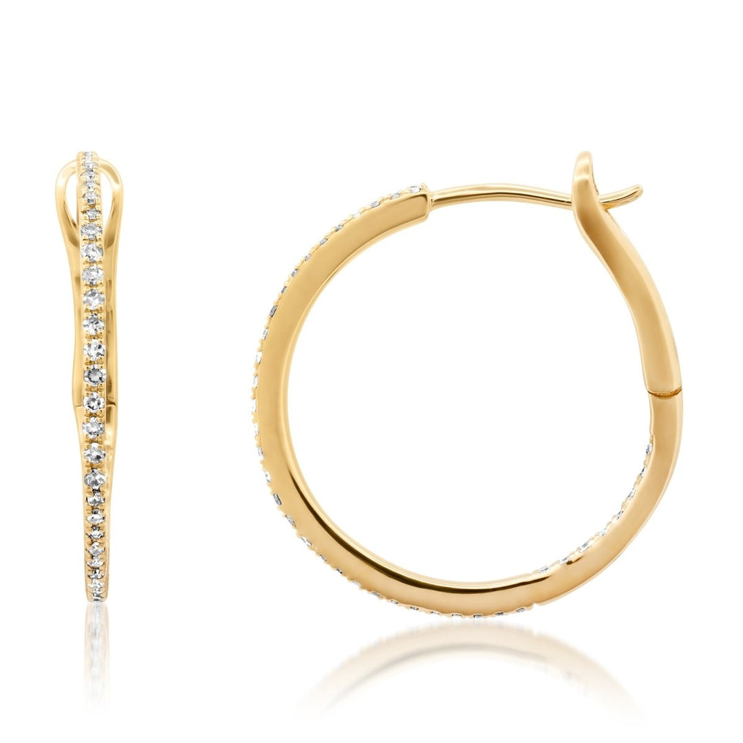 Cali small hoop Earrings - Melody Lee Jewelry