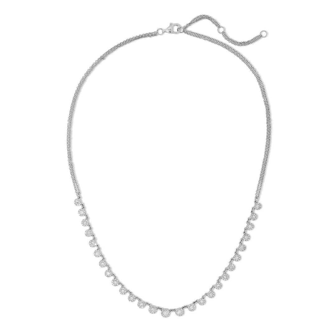 CLUSTER BEZEL NECKLACE - Melody Lee Jewelry