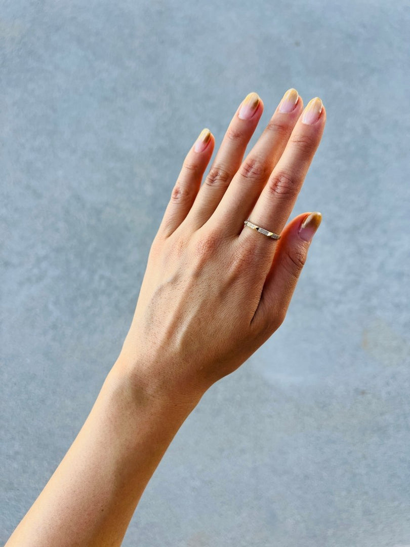 Diamonds and Spikes Ring - Melody Lee Jewelry