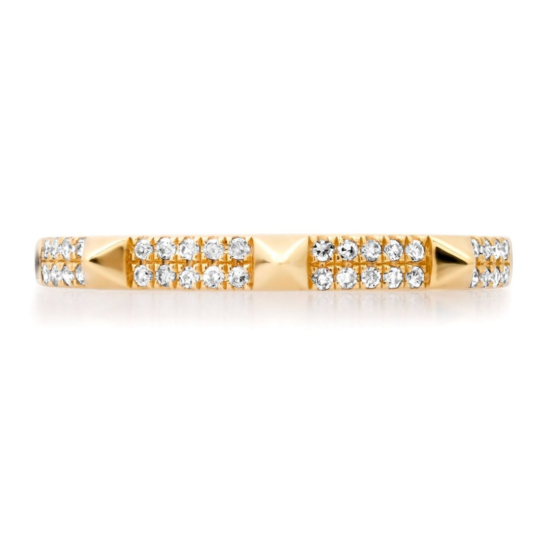 Diamonds and Spikes Ring - Melody Lee Jewelry