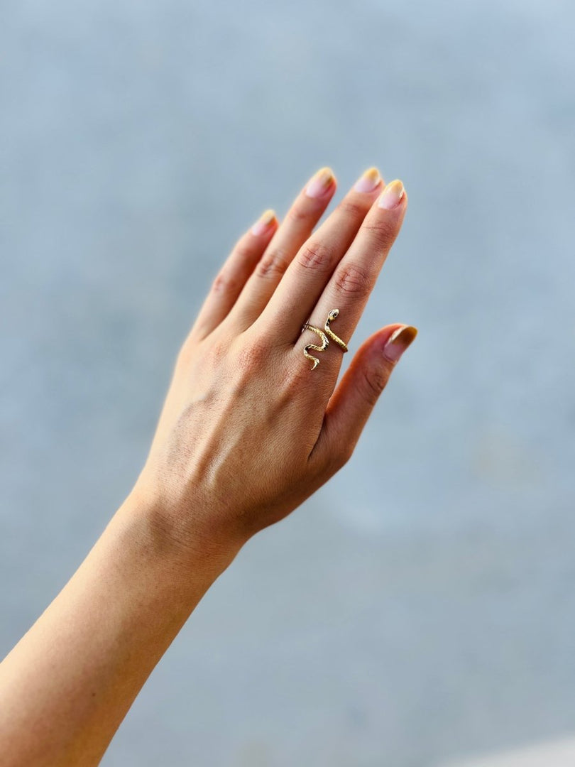 Eve Snake Ring - Melody Lee Jewelry