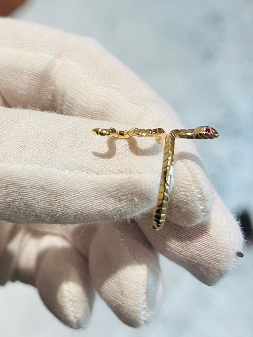 Eve Snake Ring - Melody Lee Jewelry