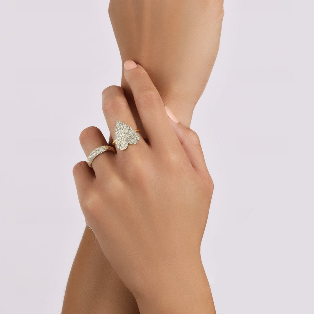 Heart Diamond Ring - Melody Lee Jewelry