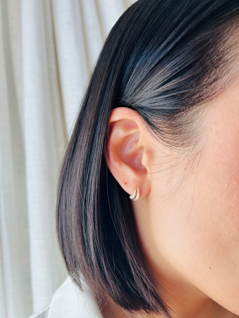 Iggy Claw Wrapped Studs Earrings - Melody Lee Jewelry