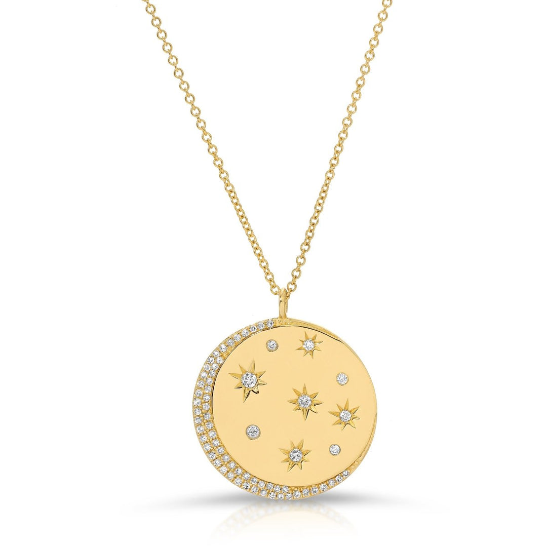 MOON AND STARBURST DISC - Melody Lee Jewelry