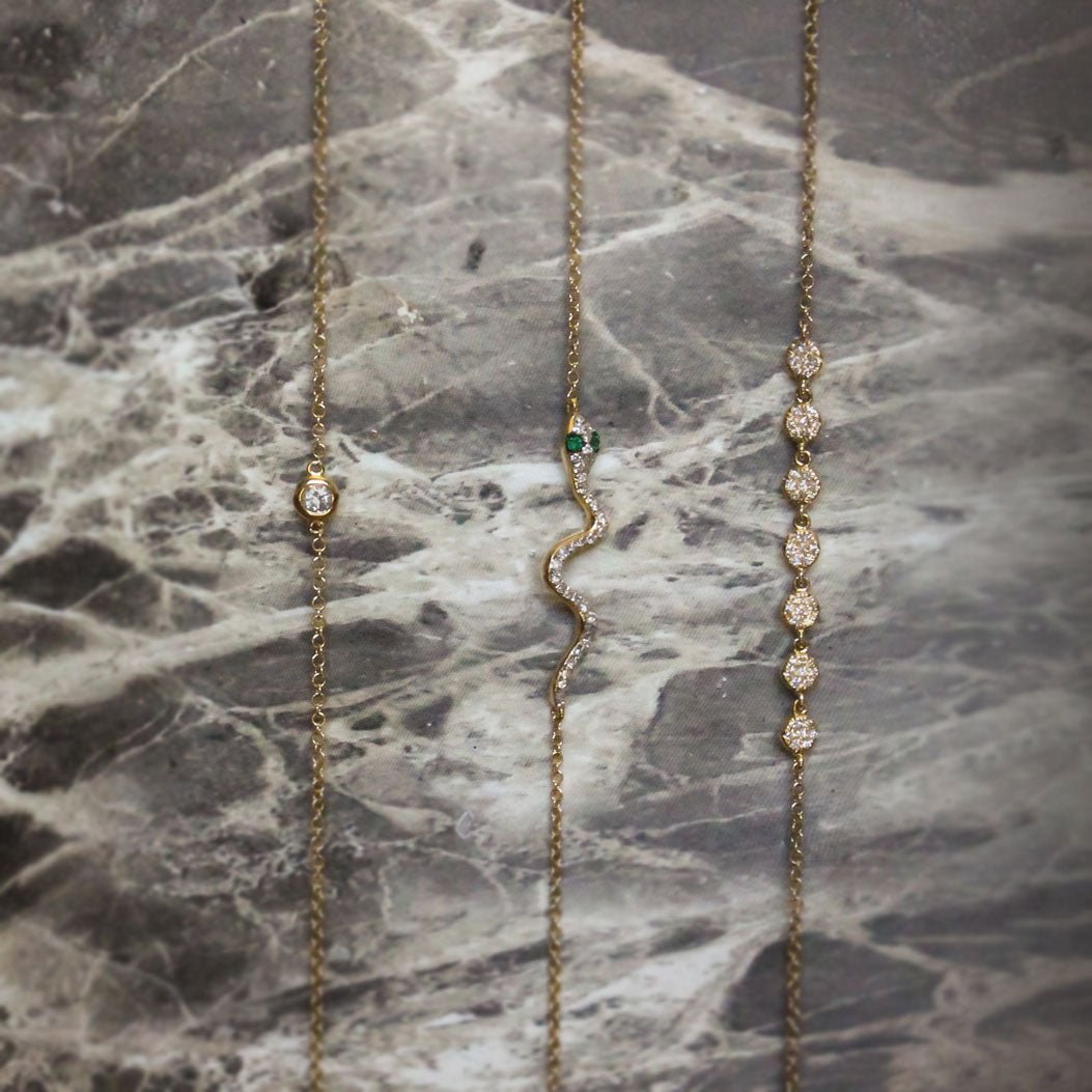 Single Diamond Bracelet - Melody Lee Jewelry
