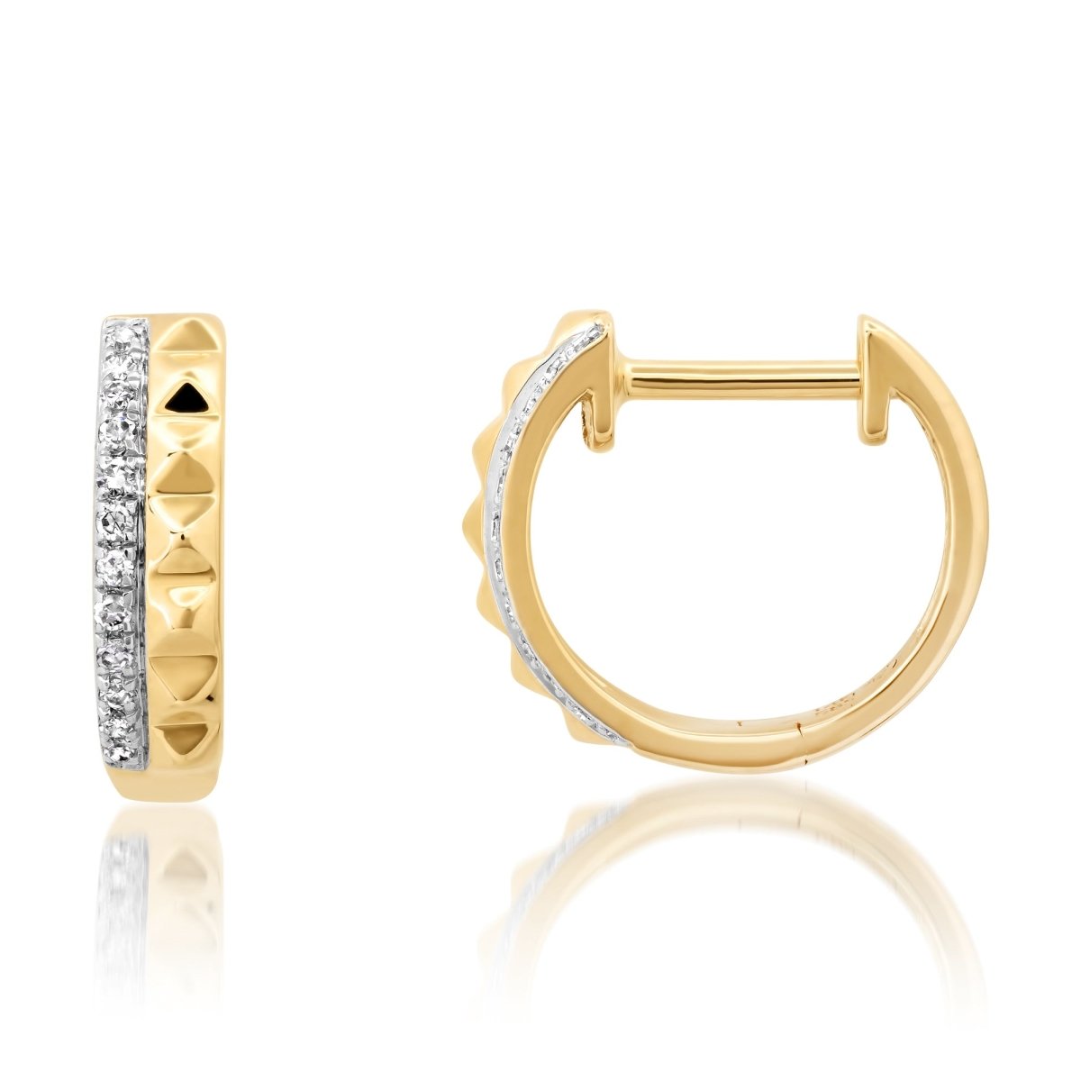 Brixton Pyramid Pavé Earrings - Melody Lee Jewelry
