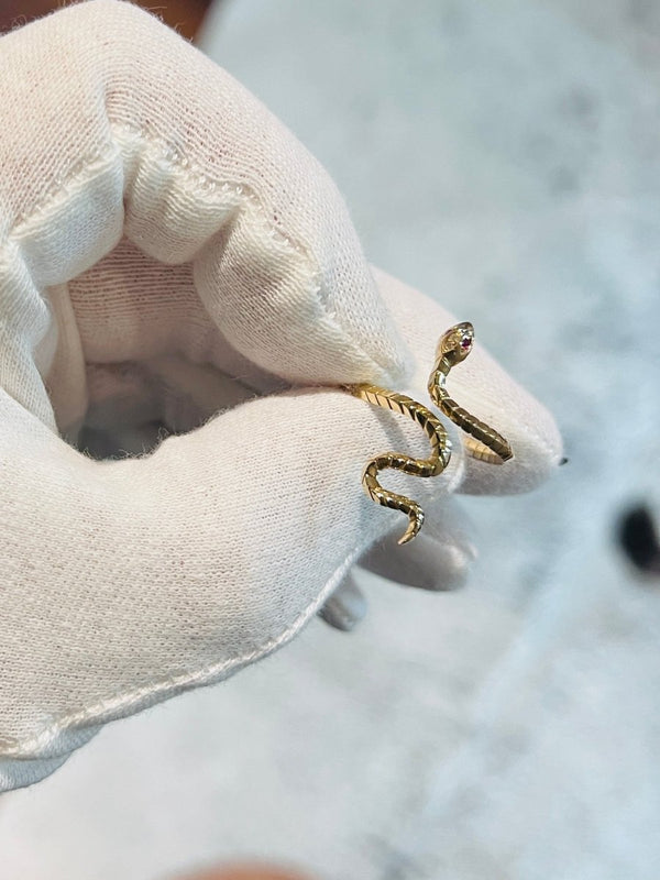 Eve Snake Ring - Melody Lee Jewelry