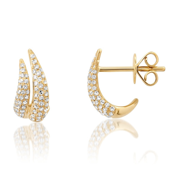 Iggy claws wrapped studs Earrings - Melody Lee Jewelry