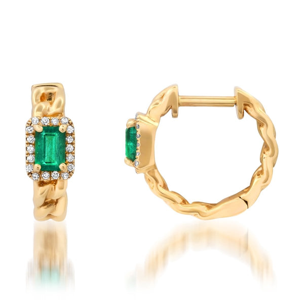 Lola Cuban link Earrings - Melody Lee Jewelry
