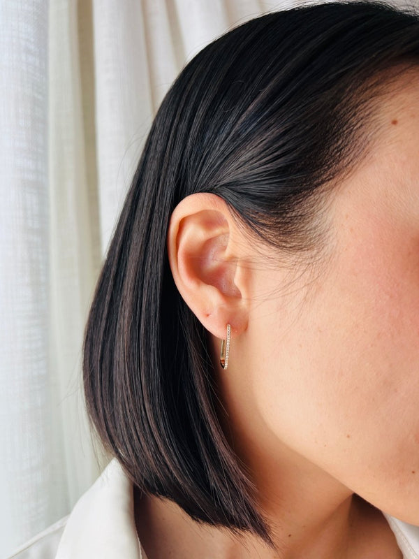 Olivia Pavé Diamonds Earrings - Melody Lee Jewelry