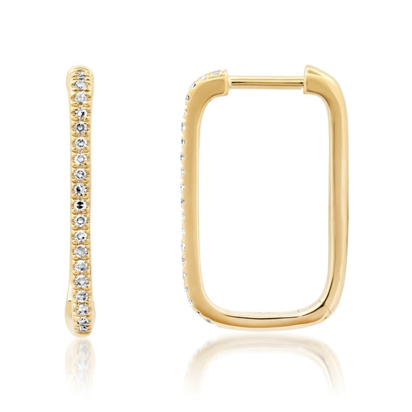 Olivia pavé diamonds Earrings - Melody Lee Jewelry