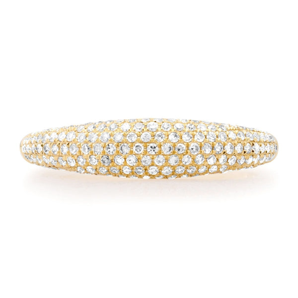 Pave Diamond Dome Ring - Melody Lee Jewelry