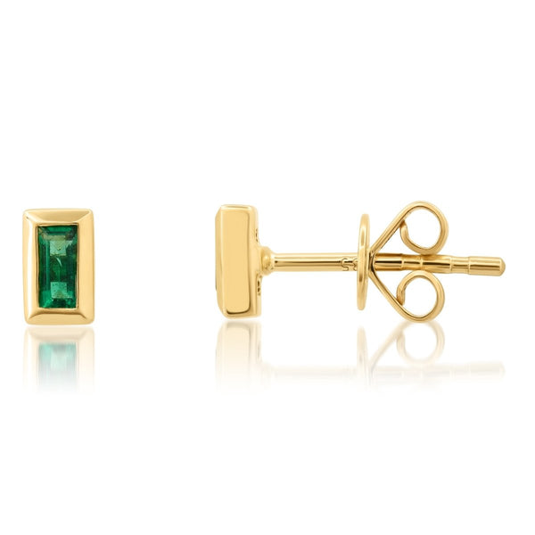 Pixie emerald studs Earrings - Melody Lee Jewelry